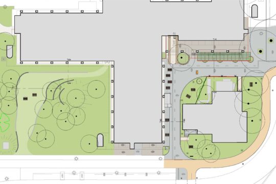 Inrichtingsplan terrein Kruyt- en NPEC-gebouw, Padualaan Utrecht